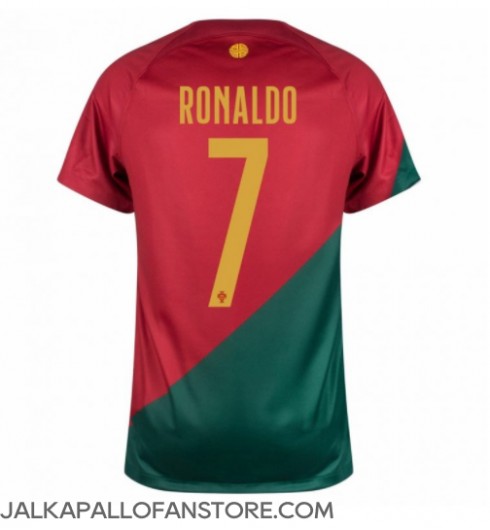 Portugali Cristiano Ronaldo #7 Kotipaita MM-kisat 2022 Lyhythihainen
